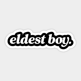 Eldest Boy Sticker